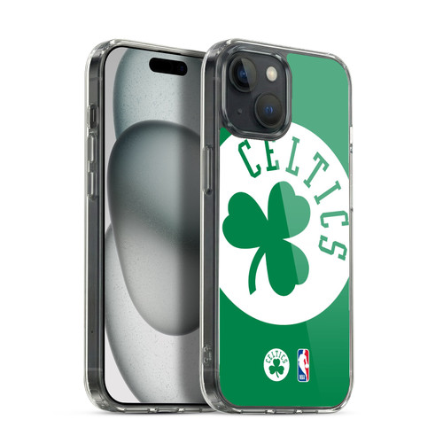 NBA Boston Celtics Logo Oversized Soft Gel Case for Apple iPhone 15 & MagSafe
