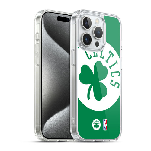NBA Boston Celtics Logo Oversized Soft Gel Case for Apple iPhone 15 Pro & MagSafe