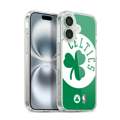 NBA Boston Celtics Logo Oversized Soft Gel Case for Apple iPhone 16 & MagSafe