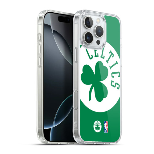 NBA Boston Celtics Logo Oversized Soft Gel Case for Apple iPhone 16 Pro Max & MagSafe