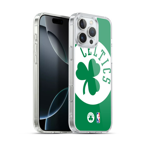 NBA Boston Celtics Logo Oversized Soft Gel Case for Apple iPhone 16 Pro Max & MagSafe