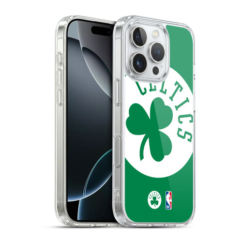 NBA Boston Celtics Logo Oversized Soft Gel Case for Apple iPhone 16 Pro & MagSafe