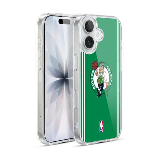 NBA Boston Celtics Logo Green Design Soft Gel Case for Apple iPhone 17