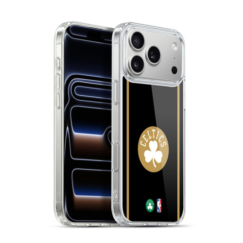 NBA Boston Celtics Logo Black Gold Design Soft Gel Case for Apple iPhone 17 Pro Max