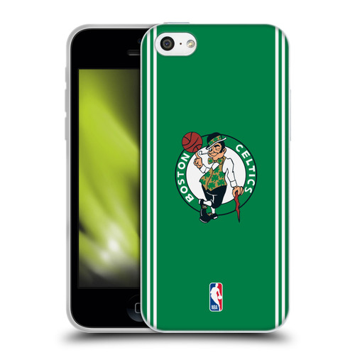 NBA Boston Celtics Logo Green Design Soft Gel Case for Apple iPhone 5c