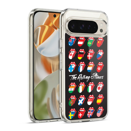 The Rolling Stones Licks Collection Flag Poster Soft Gel Case for Google Pixel 9 / Pixel 9 Pro
