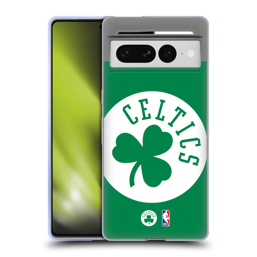 NBA Boston Celtics Logo Oversized Soft Gel Case for Google Pixel 7 Pro