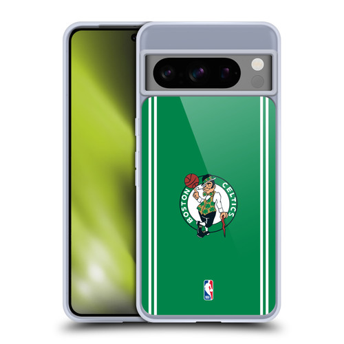 NBA Boston Celtics Logo Green Design Soft Gel Case for Google Pixel 8 Pro