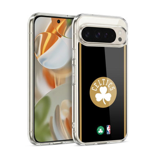 NBA Boston Celtics Logo Black Gold Design Soft Gel Case for Google Pixel 9 / Pixel 9 Pro