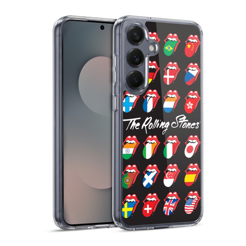 The Rolling Stones Licks Collection Flag Poster Soft Gel Case for Samsung Galaxy S25 & MagSafe