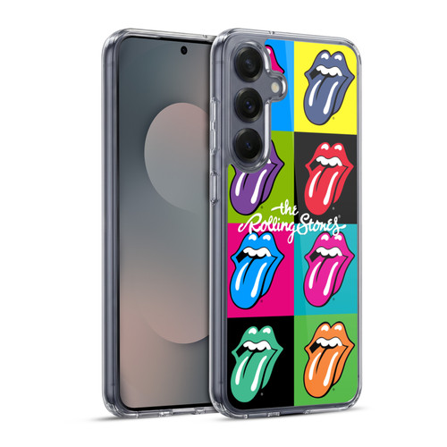 The Rolling Stones Licks Collection Pop Art 1 Soft Gel Case for Samsung Galaxy S25+ & MagSafe