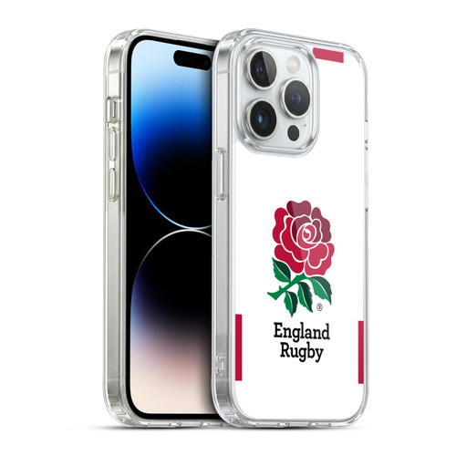 England Rugby Union 2020/21 Crest Kit Home Soft Gel Case for Apple iPhone 13 Pro & MagSafe