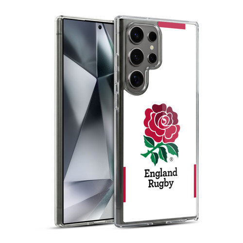 England Rugby Union 2020/21 Crest Kit Home Soft Gel Case for Samsung Galaxy S24 Ultra 5G & MagSafe