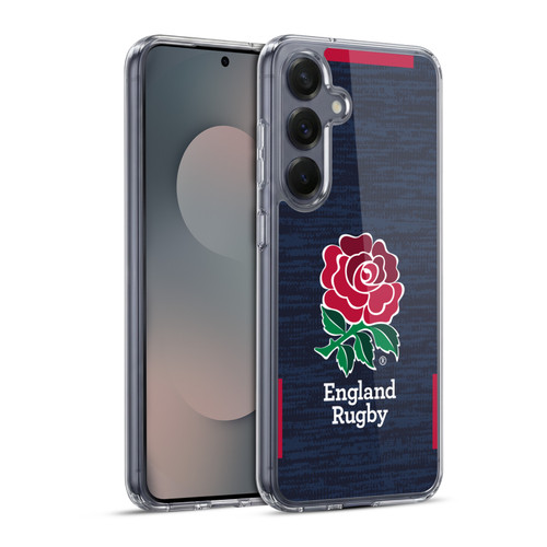England Rugby Union 2020/21 Crest Kit Away Soft Gel Case for Samsung Galaxy S25+ & MagSafe
