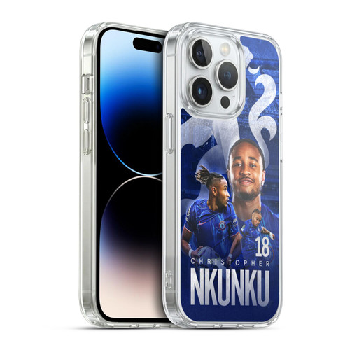 Chelsea Football Club 2024/25 First Team Christopher Nkunku Soft Gel Case for Apple iPhone 14 Pro & MagSafe