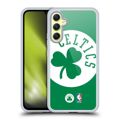 NBA Boston Celtics Logo Oversized Soft Gel Case for Samsung Galaxy A34 5G