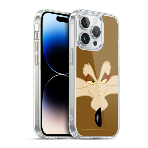 Looney Tunes Full Face Wile E. Coyote Soft Gel Case for Apple iPhone 13 Pro & MagSafe