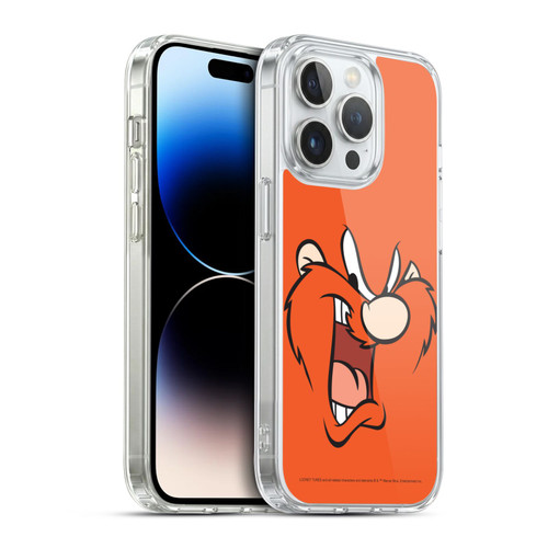 Looney Tunes Full Face Yosemite Sam Soft Gel Case for Apple iPhone 14 Pro & MagSafe