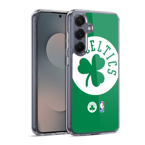 NBA Boston Celtics Logo Oversized Soft Gel Case for Samsung Galaxy S25 & MagSafe