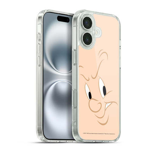 Looney Tunes Full Face Elmer Fudd Soft Gel Case for Apple iPhone 16 Plus & MagSafe