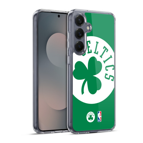 NBA Boston Celtics Logo Oversized Soft Gel Case for Samsung Galaxy S25+ & MagSafe