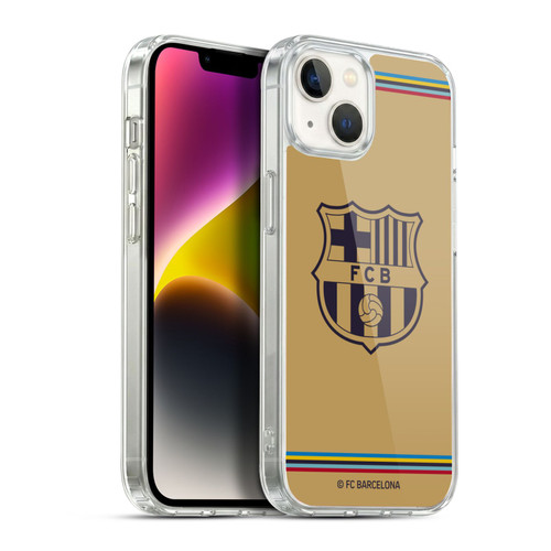 FC Barcelona 2022/23 Crest Kit Away Soft Gel Case for Apple iPhone 14 Plus & MagSafe