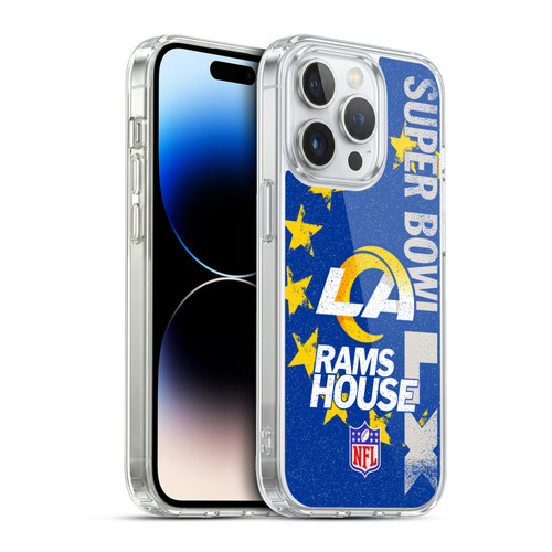 NFL 2026 Super Bowl LX Rams House Soft Gel Case for Apple iPhone 13 Pro & MagSafe