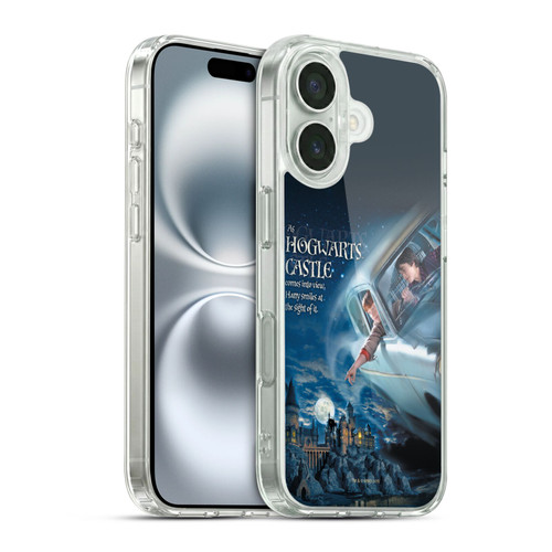 Harry Potter Chamber Of Secrets III Flying Car Poster Soft Gel Case for Apple iPhone 16 & MagSafe