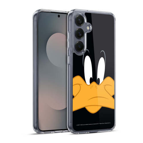 Looney Tunes Full Face Daffy Duck Soft Gel Case for Samsung Galaxy S25+ & MagSafe