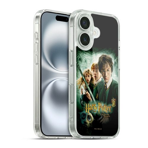Harry Potter Chamber Of Secrets III Movie Poster Soft Gel Case for Apple iPhone 16 & MagSafe