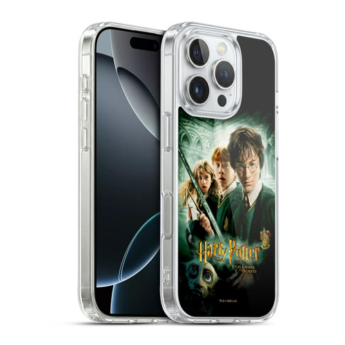 Harry Potter Chamber Of Secrets III Movie Poster Soft Gel Case for Apple iPhone 16 Pro & MagSafe