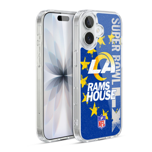 NFL 2026 Super Bowl LX Rams House Soft Gel Case for Apple iPhone 17