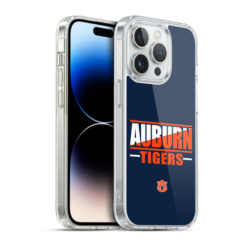 Auburn University AU Auburn University Art Auburn Tigers 2 Soft Gel Case for Apple iPhone 13 Pro & MagSafe