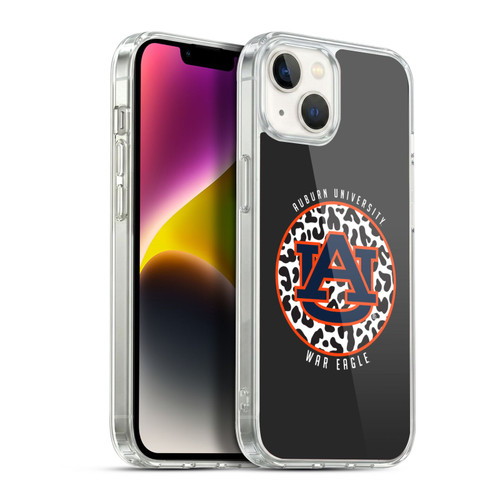 Auburn University AU Auburn University Art War Eagle Soft Gel Case for Apple iPhone 14 Plus & MagSafe