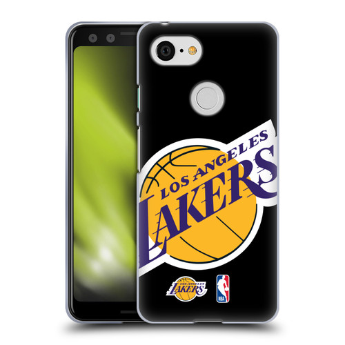 NBA Los Angeles Lakers Logo Oversized Soft Gel Case for Google Pixel 3