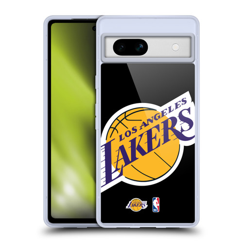 NBA Los Angeles Lakers Logo Oversized Soft Gel Case for Google Pixel 7a