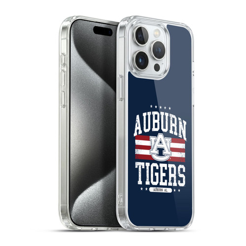 Auburn University AU Auburn University Art Auburn Pride Soft Gel Case for Apple iPhone 15 Pro Max & MagSafe
