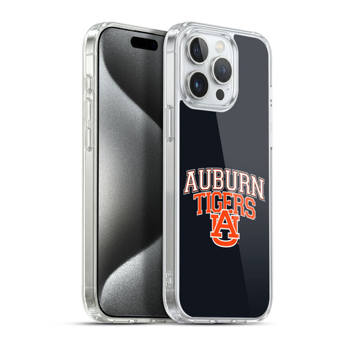 Auburn University AU Auburn University Art Auburn Tigers 1 Soft Gel Case for Apple iPhone 15 Pro Max & MagSafe