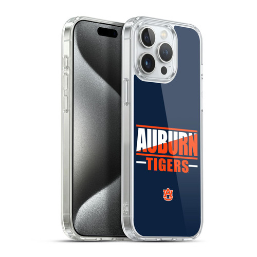 Auburn University AU Auburn University Art Auburn Tigers 2 Soft Gel Case for Apple iPhone 15 Pro Max & MagSafe