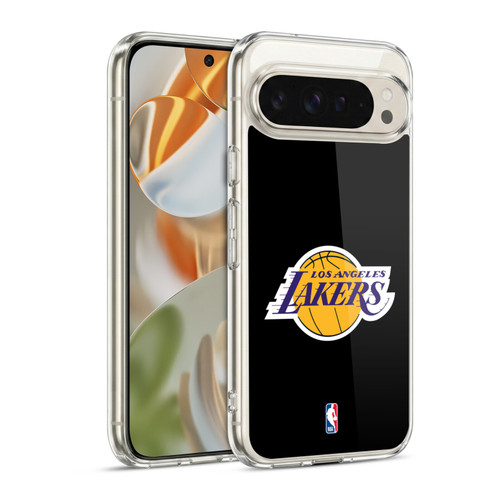 NBA Los Angeles Lakers Logo Black Soft Gel Case for Google Pixel 9 / Pixel 9 Pro