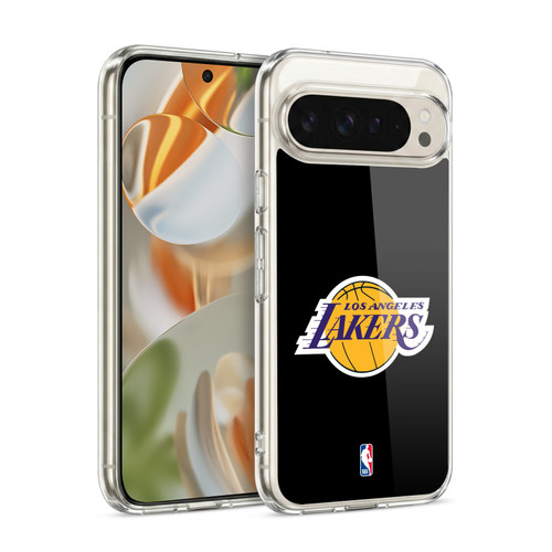NBA Los Angeles Lakers Logo Black Soft Gel Case for Google Pixel 9 / Pixel 9 Pro