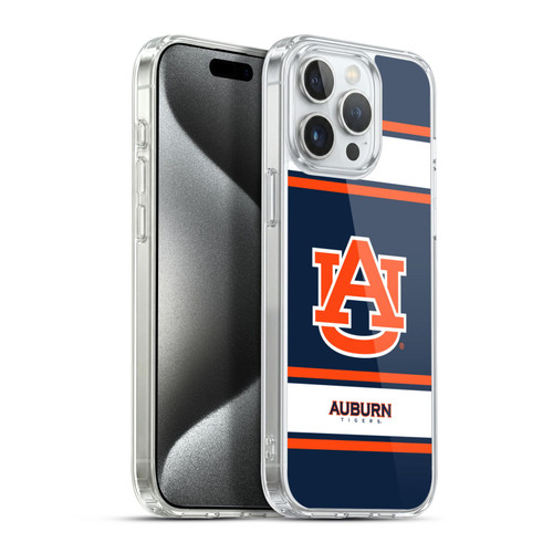 Auburn University AU Auburn University Art Graphics Soft Gel Case for Apple iPhone 15 Pro Max & MagSafe