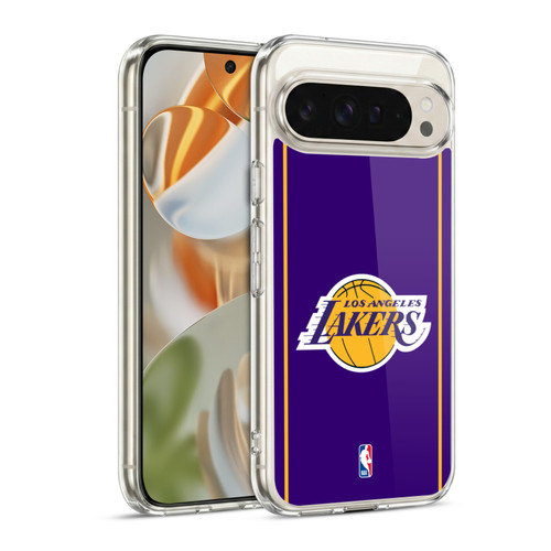 NBA Los Angeles Lakers Logo Purple Design Soft Gel Case for Google Pixel 9 / Pixel 9 Pro