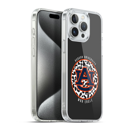 Auburn University AU Auburn University Art War Eagle Soft Gel Case for Apple iPhone 15 Pro Max & MagSafe