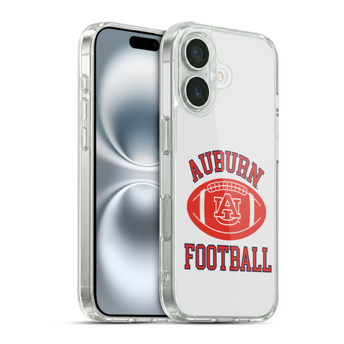Auburn University AU Auburn University Art Auburn Football Soft Gel Case for Apple iPhone 16 & MagSafe