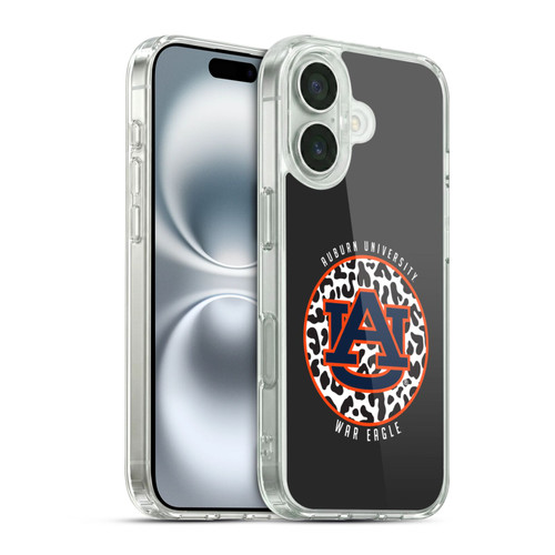 Auburn University AU Auburn University Art War Eagle Soft Gel Case for Apple iPhone 16 & MagSafe