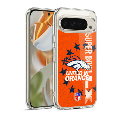 NFL 2026 Super Bowl LX Broncos United In Orange Soft Gel Case for Google Pixel 9 / Pixel 9 Pro