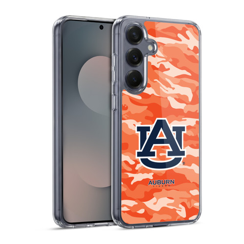 Auburn University AU Auburn University Art Camou 2 Soft Gel Case for Samsung Galaxy S25 & MagSafe