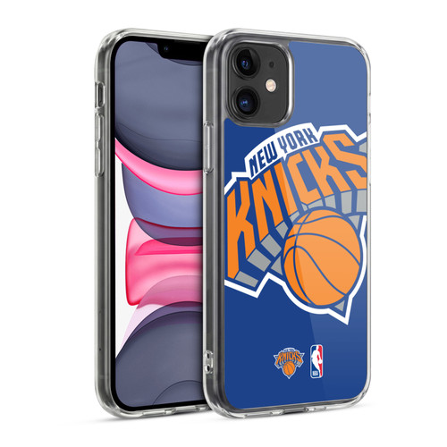 NBA New York Knicks Logo Oversized Soft Gel Case for Apple iPhone 11