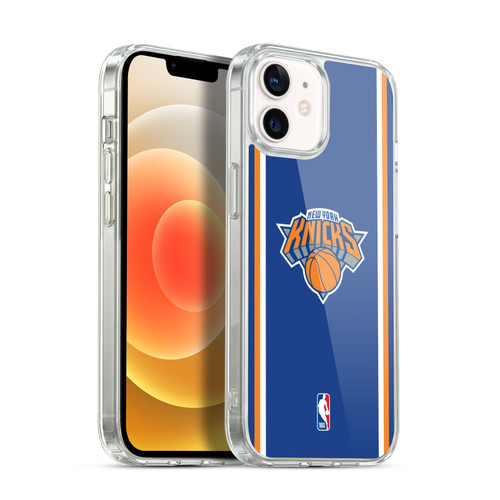 NBA New York Knicks Logo Blue Design Soft Gel Case for Apple iPhone 12 / iPhone 12 Pro & MagSafe